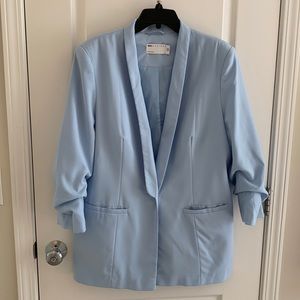 Pastel Blue Suit Blazer